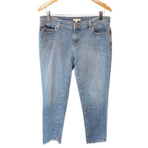 Eileen Fisher Petite Denim Ankle Blue Jeans 10P